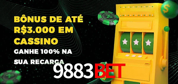 9883bet melhor bônus de depósito